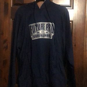 Russell Vaughn Future pro goalie school hoodie L